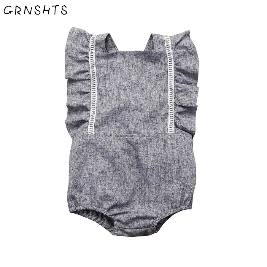 GRNSHTS/Одежда для новорожденных девочек одежда маленьких гофрированная Роба