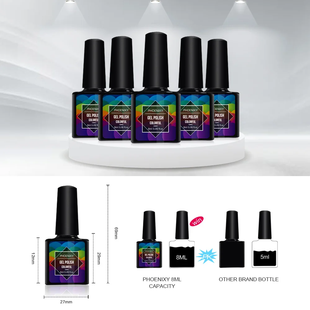 Маникюрный набор 36 Вт Сушилка для ногтей гель лаков верхний Базовый лак