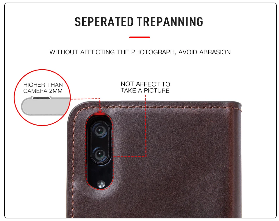 Для huawei P20 тактильный Элегантный чехол из натуральной кожи с бумажник с ручным ремнем Чехол для huawei P20 задняя защитная крышка Coque