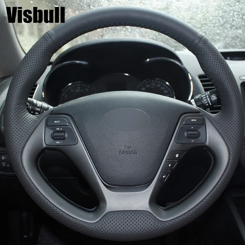 Visbull Black из искусственной кожи V1054 для Kia K3 2013 K2 Rio 2015 2016 Ceed Cee ɽ 2014 Cerato 2013-2015 |