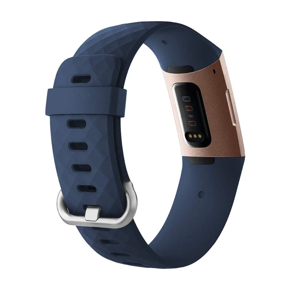 Силиконовые спортивные полосы для Fitbit Charge 3/Charge 3 SE трекер Классический Маленький Большой браслет для женщин и мужчин 9,10