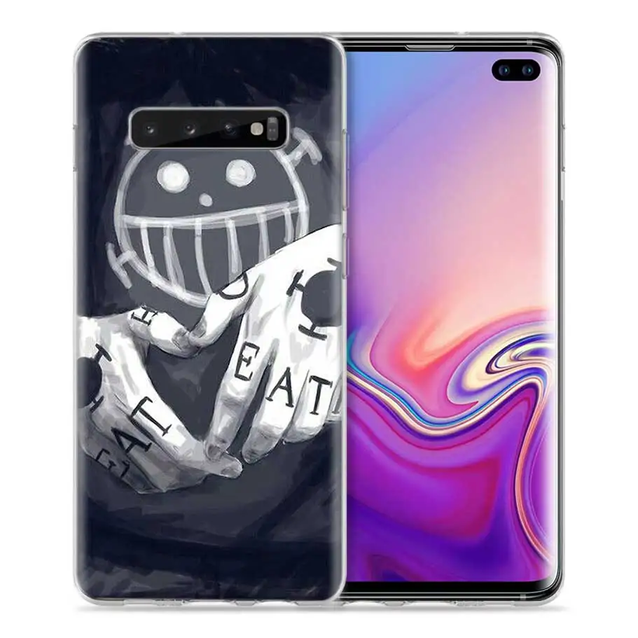 Одна деталь чехол для samsung Galaxy S8 S9 S10 5G S10e S7 Note 8, 9, 10, J4 J6 плюс J5 J8 J3 силиконовый Caso аниме телефон сумки Coque - Цвет: 04