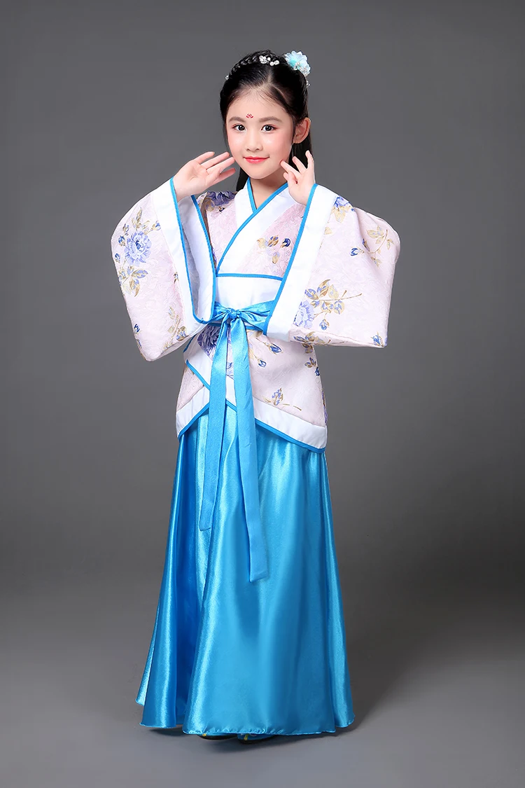 Традиционный Древний китайский народный танцевальный костюм hanfu одежда платье