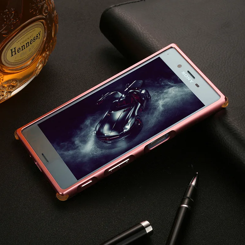 Для sony XZ F8331 F8332 противоударный чехол с алюминиевой металлической рамкой и жесткой задней крышкой из углеродного волокна чехол для sony Xperia XZ F8331