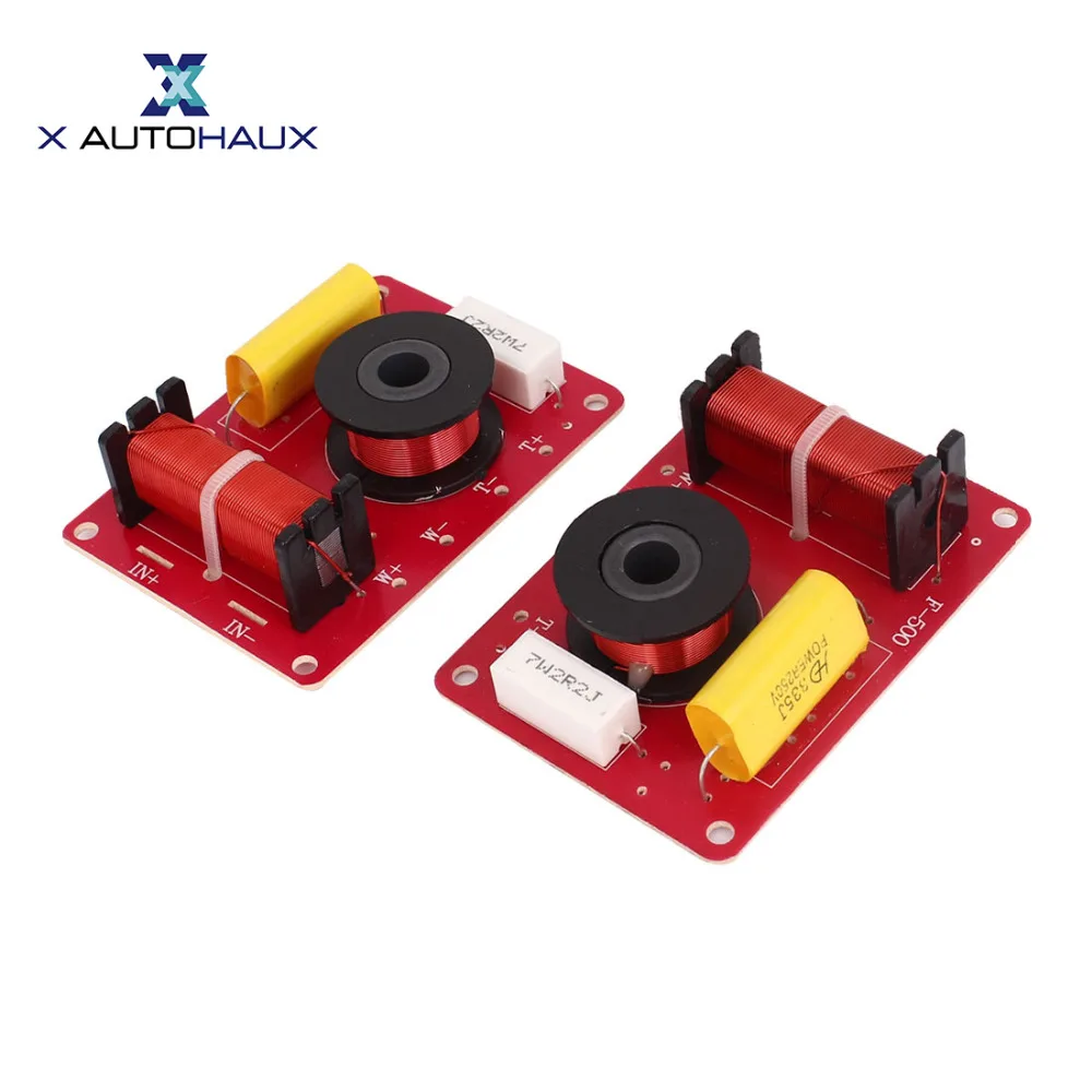 X AUTOHAUX 2 шт. 130 Вт сторонняя акустическая система аудио фильтры распределитель