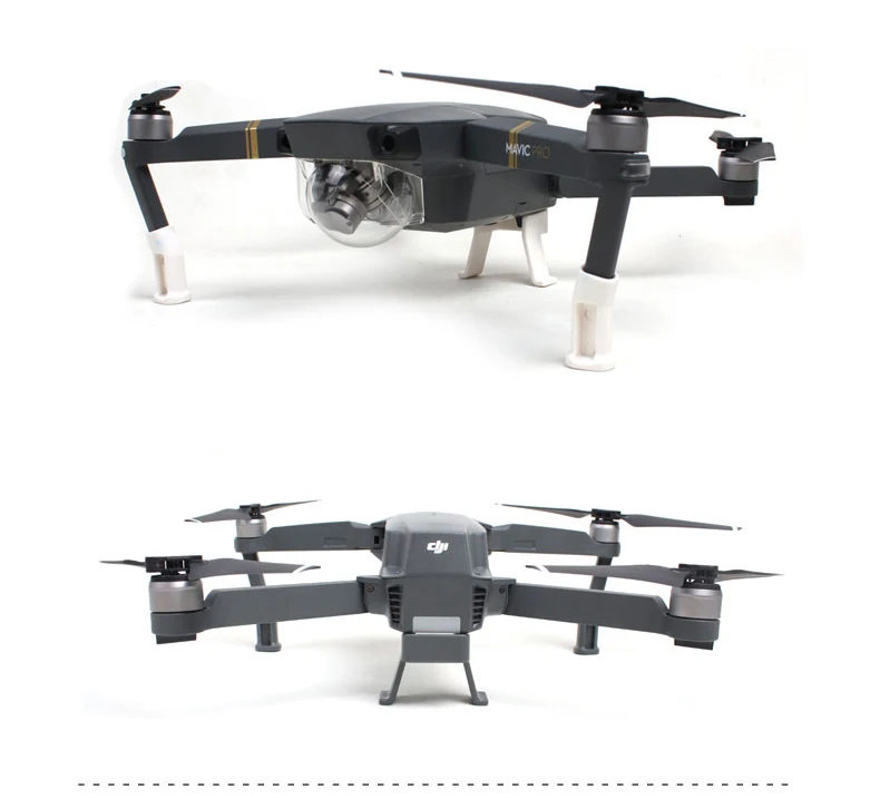 Посадочная шестерня, Набор Расширителей высоты для DJI Mavic Pro Platinum Drone, безопасное посадочное крепление для ног, подставка, аксессуары, запасные части