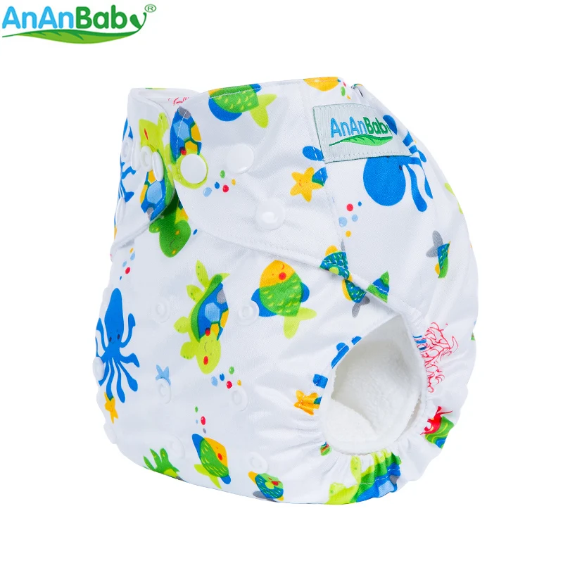 Ananbaby тканевые подгузники детские удобный подгузник Многоразовые карманные с