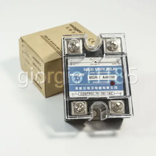 

Твердотельное реле SSD AC-AC 25A 70-280VAC/24-480VAC