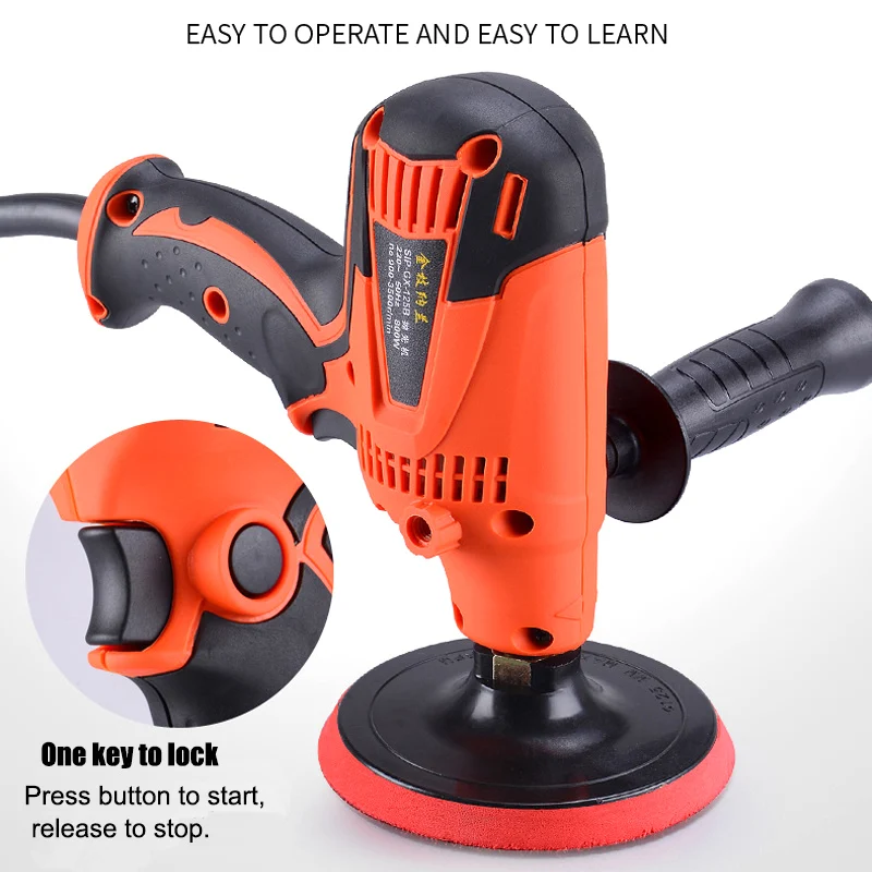 Car Care Tool Set Car Polishing Adjustable Speed Polish Machine Waxing Polisher Machine for Car Electric Floor Polisher Sander