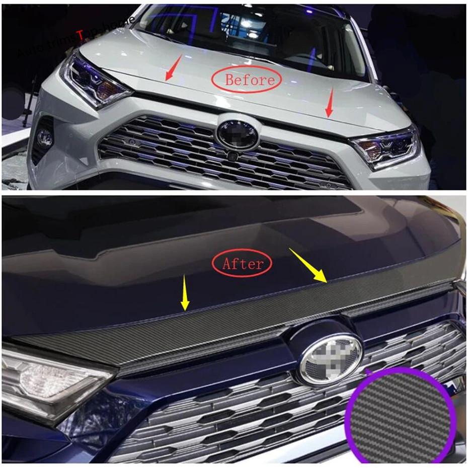 Yimaautotrims передняя крышка капота полоса двигателя декоративная панель отделка для