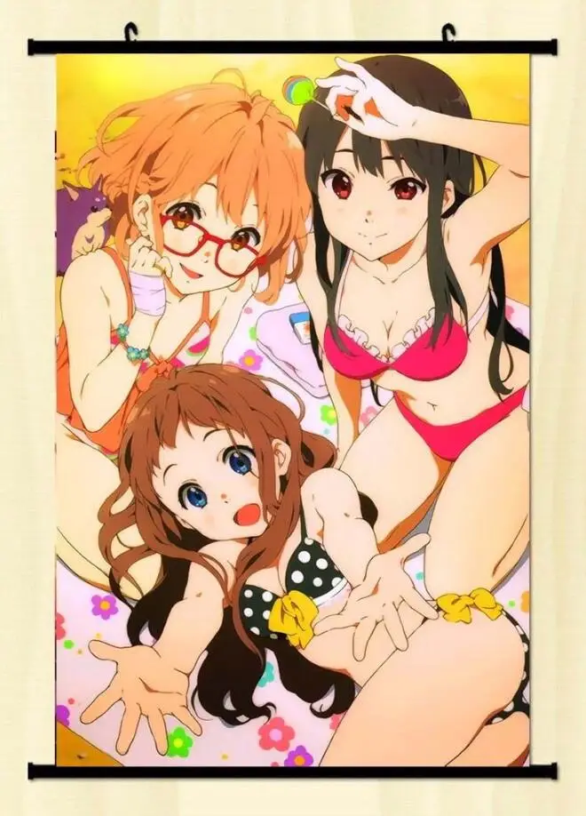 Anime poster Home Decoration Beyond The Boundary Kyoukai No Kanata Novel Japanese cartoon 40*60cm | Дом и сад