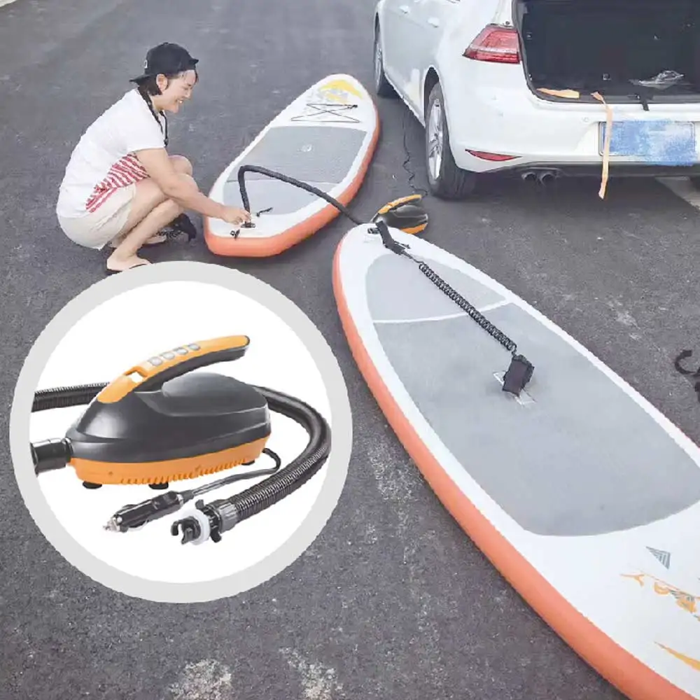 Воздушный насос SUP Max умный двухступенчатый для серфинга 16Psi 12 В постоянного тока