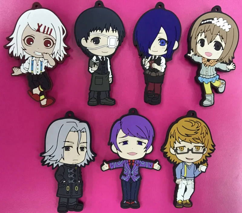 7 шт. аниме Токио вампиры для косплея канеки кэна Touka Kirishima Rei Rize Juuzou Suzuya Uta ПВХ Цифры