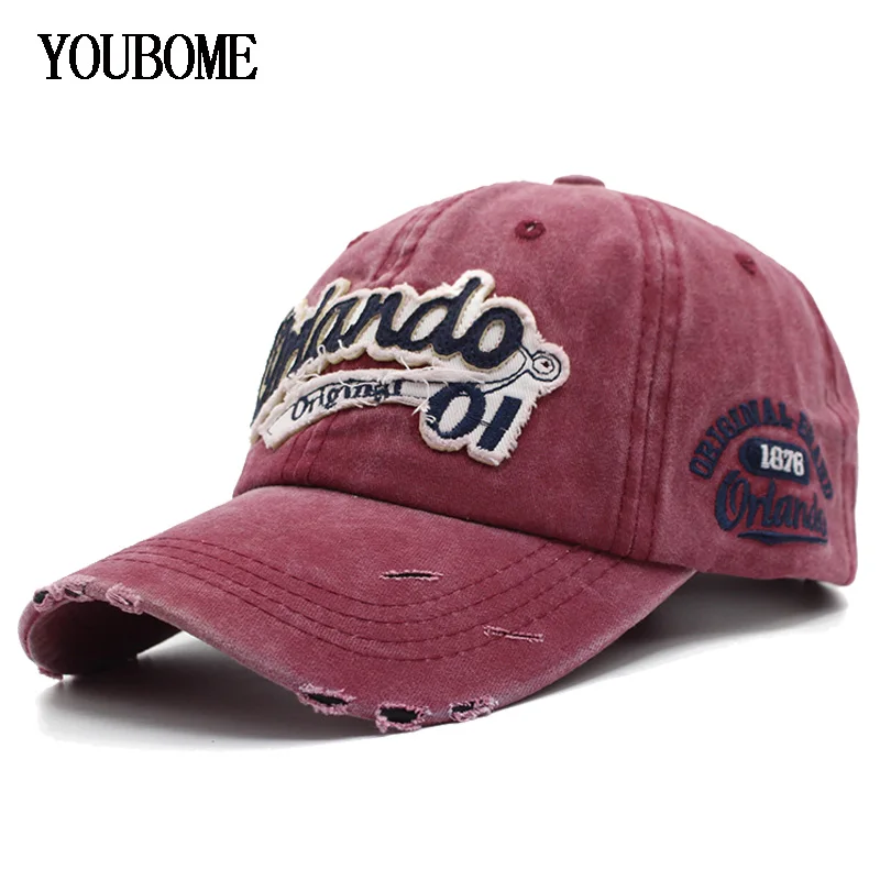 YOUBOME Men Baseball Cap Brand Snapback Caps Hats For Trucker Mashed Cotton Embroidery Casquette Bone Letter MaLe Dad | Аксессуары для