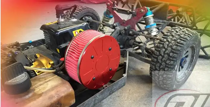 Металлический Воздушный фильтр для пустыни Багги XL Losi 5iVE T B DBXL RCMK XCR 1/5 газ 4X4