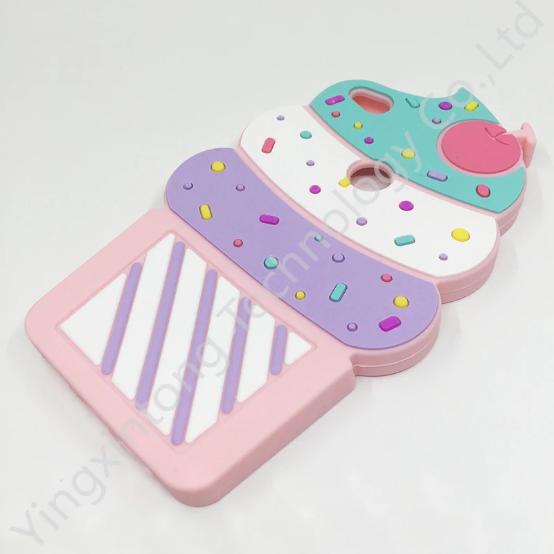 

Innovation 3D Cute Sweet Ice Cream Shaped Soft Silicon Rubber Back Cover Phone Case For Huawei P8 Lite 2017 Capa P9 Lite 2017