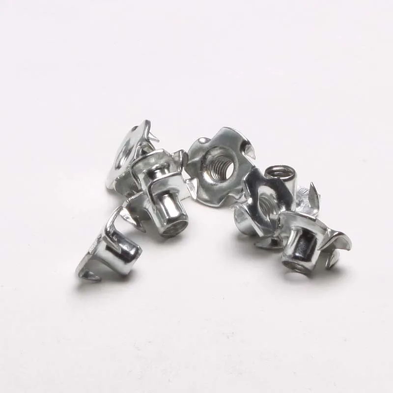 20 шт. гайки для мебели с четырьмя когтями деревянные мозаичные M4/M5/M6/M8/M10|furniture nut|claw