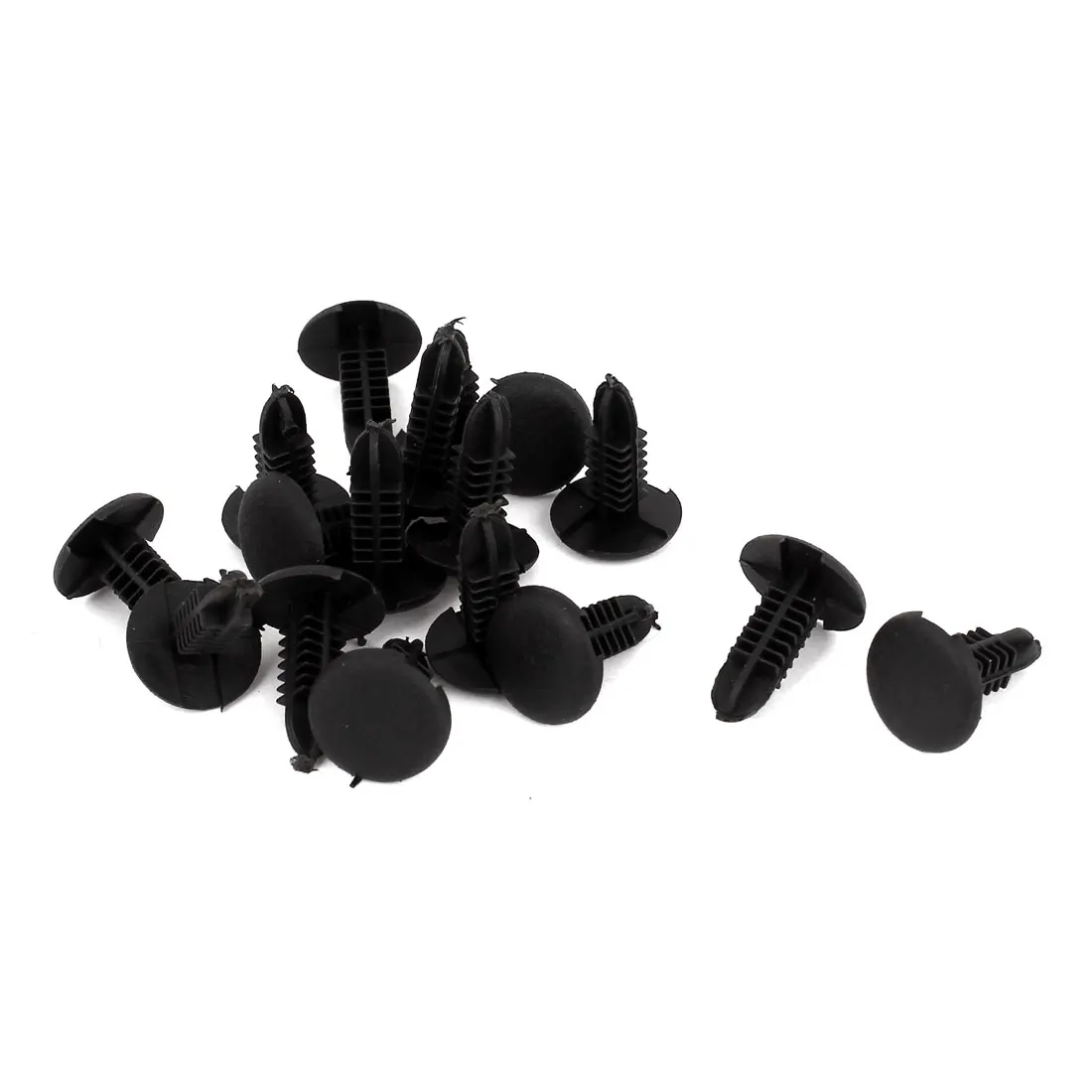X Autohaux 16 Pcs Black Plastic Rivets Retainer Clip 4Mm 5Mm 15Mm For Car Bumper | Автомобили и мотоциклы