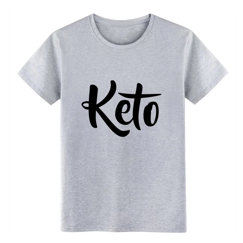 Keto футболка на заказ плюс размер 3xl сплошной цвет интересный новый стиль Летний