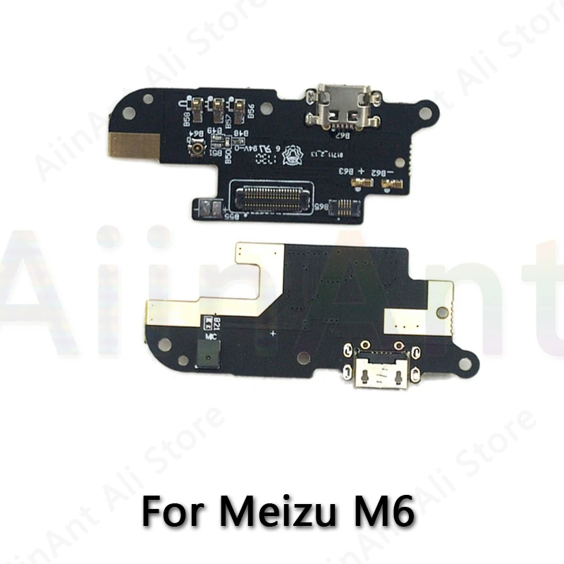 M6 Оригинальная зарядная плата PCB Flex для Meizu M1 M2 M3 M3s M5 M5s M6 Note Mini U10 U20 USB порт разъем док-станция для зарядки гибкий кабель - Цвет: M6