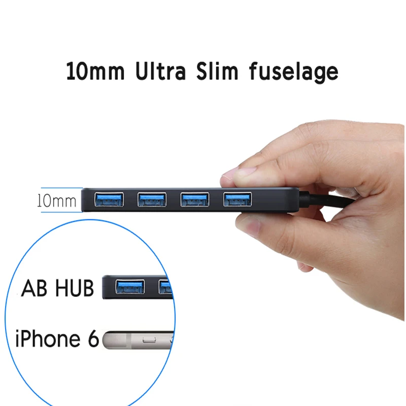 Высокоскоростной 4 порта s USB 3 0 концентратор с портом питания USB2.0 разветвитель OTG
