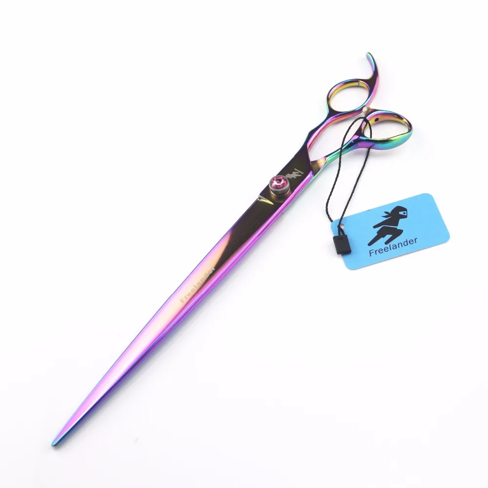 

Freelander 10" Japan 440Cmulti-color pet scissors for pet grooming scissors