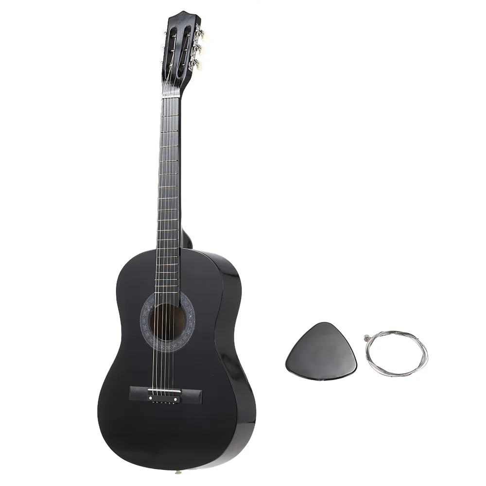 Top Quality 6-String Folk Acoustic Guitar Durable Basswood 38