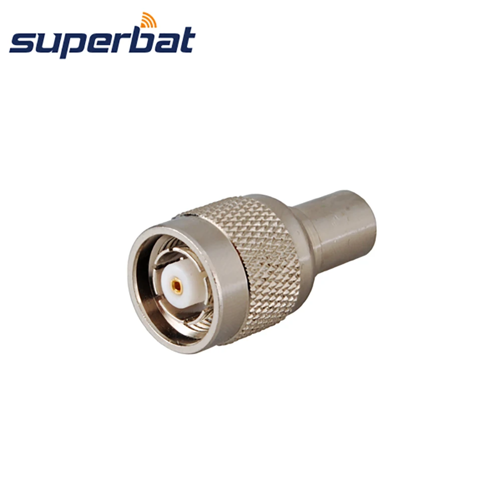 Superbat TNC Resistor Terminator 50 Ohm RP-TNC Male Terminator Straight RF Coaxial Connector