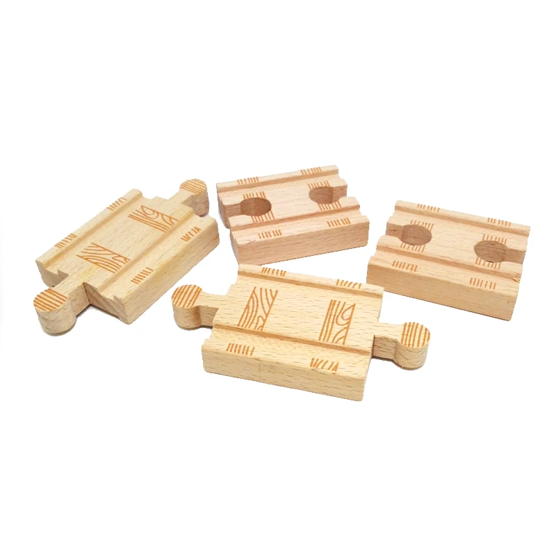 

p35 RAILWAY pattern exquisite small two-headed double concave track Compatible with wooden train track Special accessories