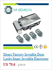 Отказоустойчивый 24VDC/12VDC 5 линии Электрический откидной Болт замок ручной ключи для системы контроля доступа Электрический ригельный