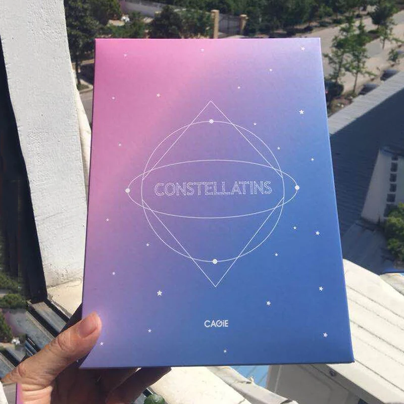 CAGIE DIY 12 Constellations Diamond-encrusted Lock Diary Cute Personal Journal Travelers Notebook Best Graduation Gift | Канцтовары для