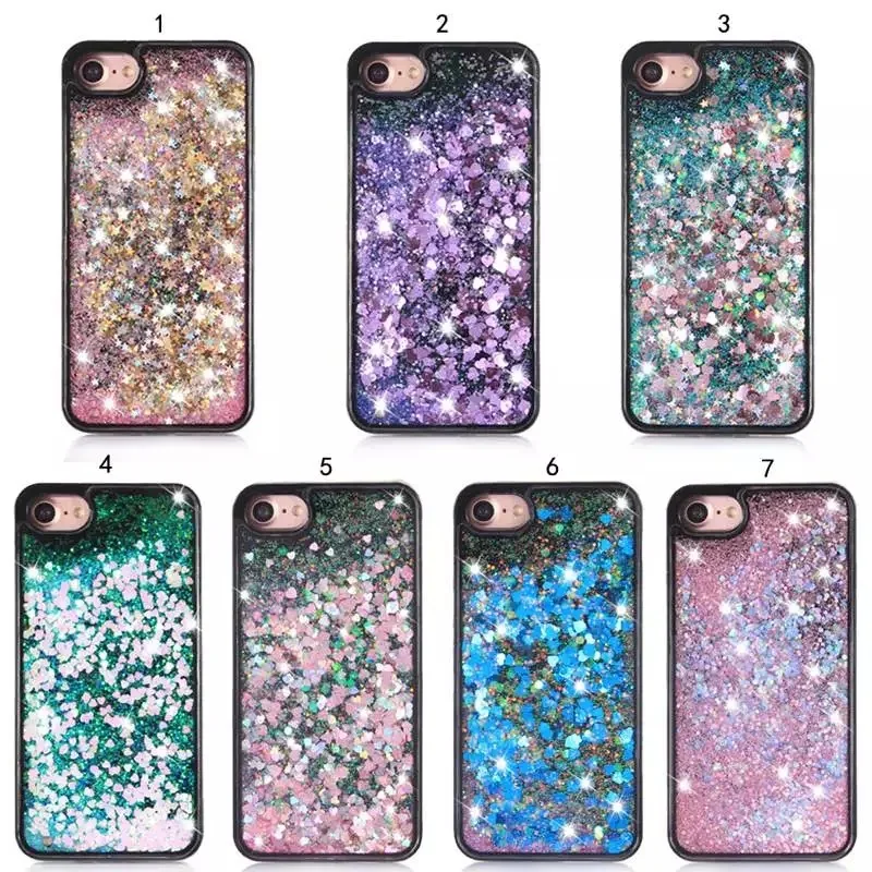 Цветной чехол для iphone5 5S 6 Plus блестящий Блестящий ТПУ прочный силиконовый