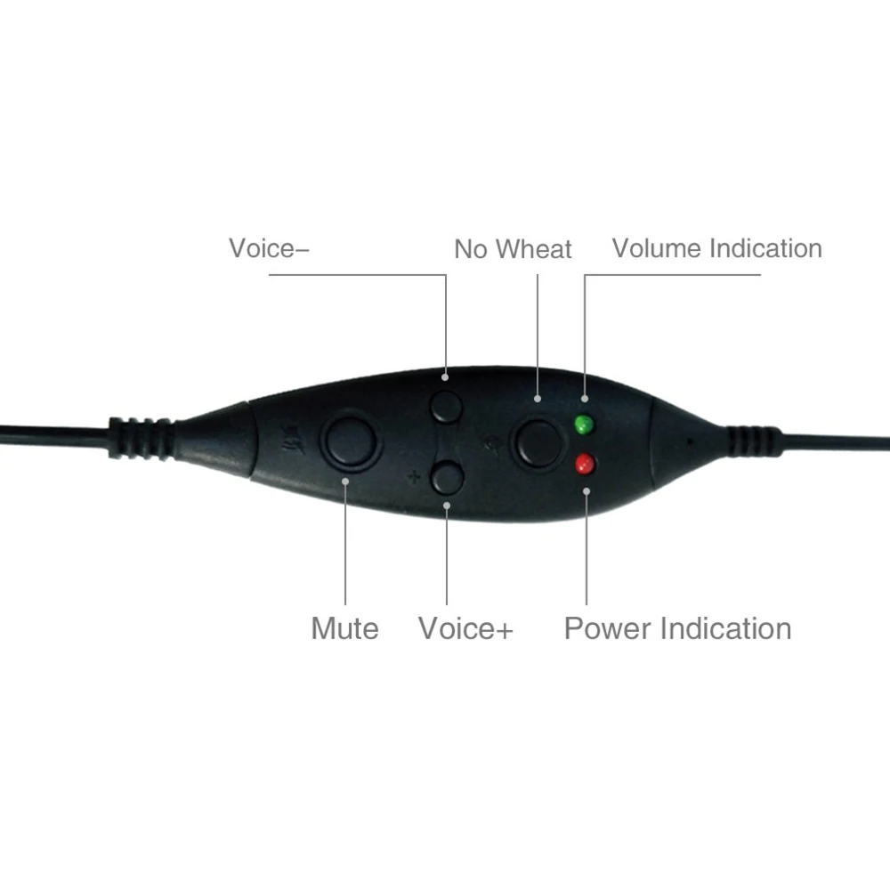 USB Проводное оголовье наушники с шумоподавлением стерео микрофоном для игровая