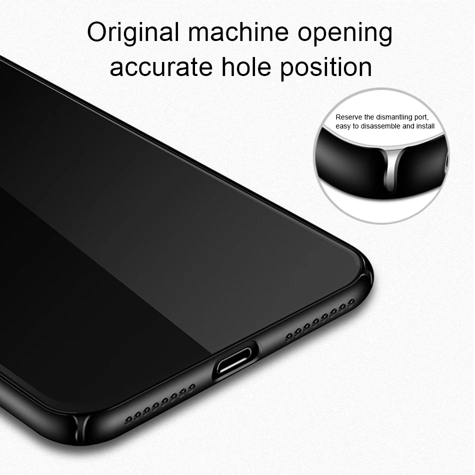 Crouch Ultra Slim Protective Phone Case For iPhone 7 6 6S Plus Hard PC Heat Dissipation for X 8 5 5s Cover capa |