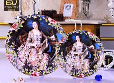 Европейские двухслойные тарелки Mrs Ponpa тарелка из костяного фарфора для торта