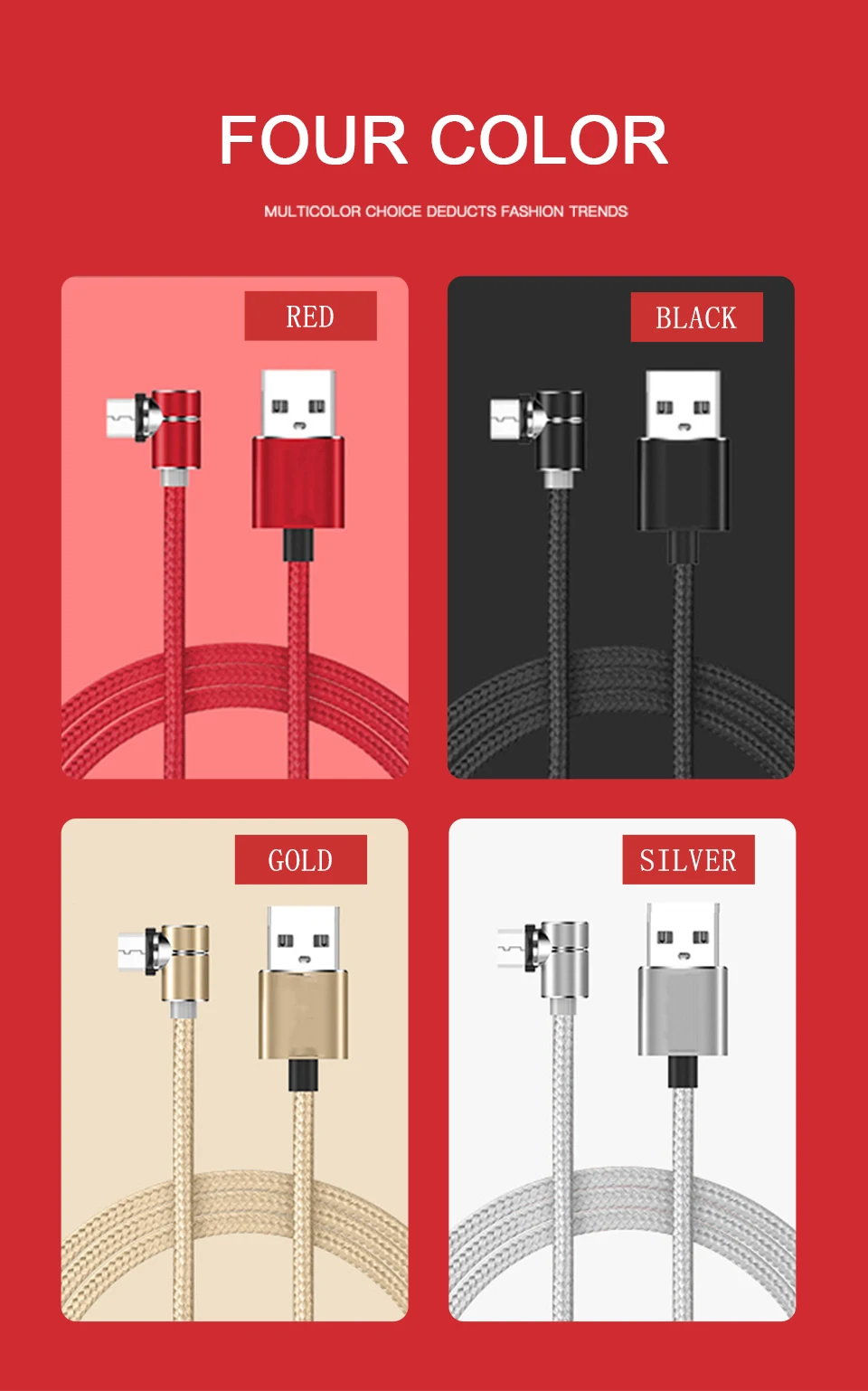 Магнитный кабель для мобильного телефона USB Micro type C Android кабель IOS Синхронизация данных нейлоновая оплетка светодиодный индикатор Магнитный кабель для зарядки 1 м