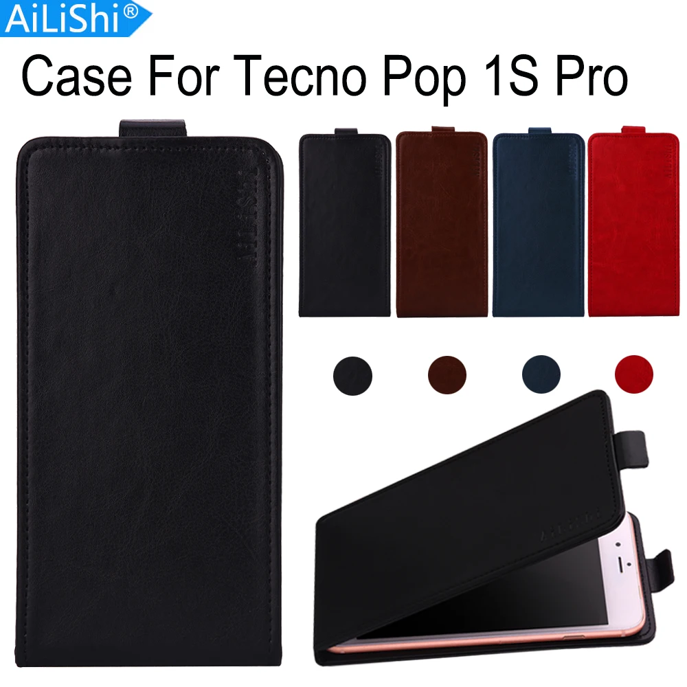 AiLiShi Case For Tecno Pop 1S Pro Luxury Flip PU Leather Case Pop 1S Pro Tecno Exclusive 100% Phone Cover Skin+Tracking In Stock