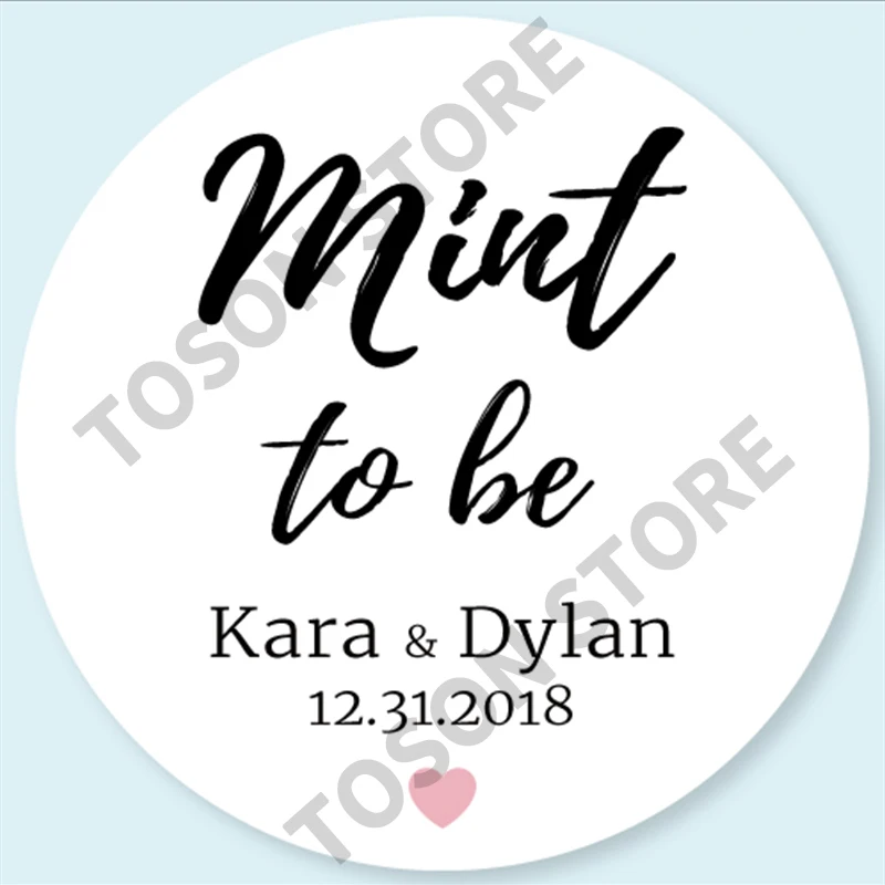 100, Silver laser Customized text logo, Wedding Stickers, Invitations Seals, Candy Favors Gift Boxes Labels, On White Adhesive