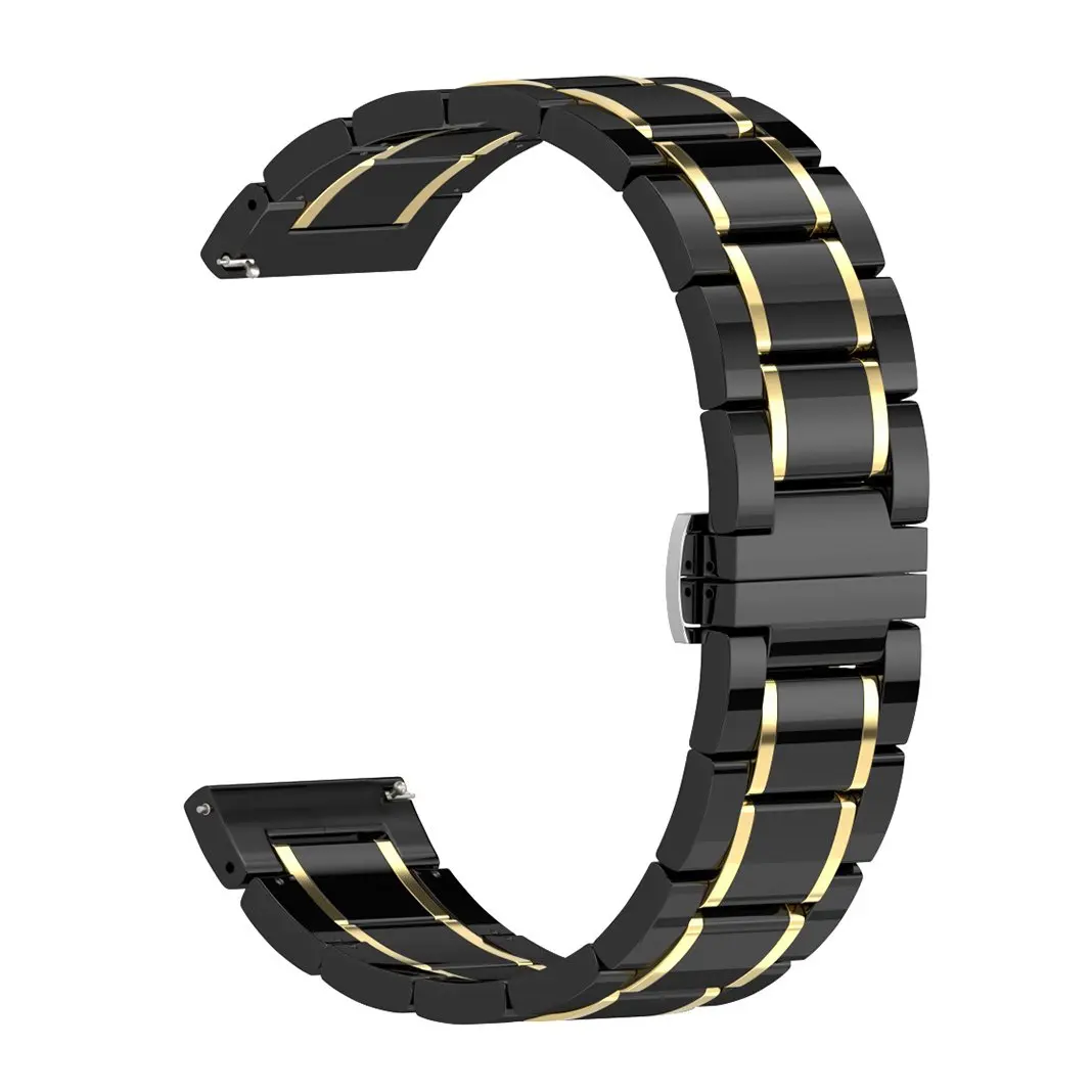 Керамический ремешок для samsung galaxy active 46/42, ремешок для часов Amazfit Pace/Stratos 2/Bip, Смарт-часы, керамический ремешок, высокое качество