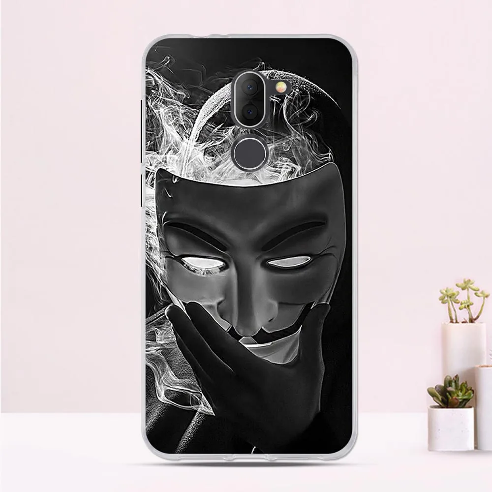 Чехол для Alcatel 3X 3 X силиконовый чехол из ТПУ телефона 5 7 дюйма 3x 5058Y 5058i с рисунком