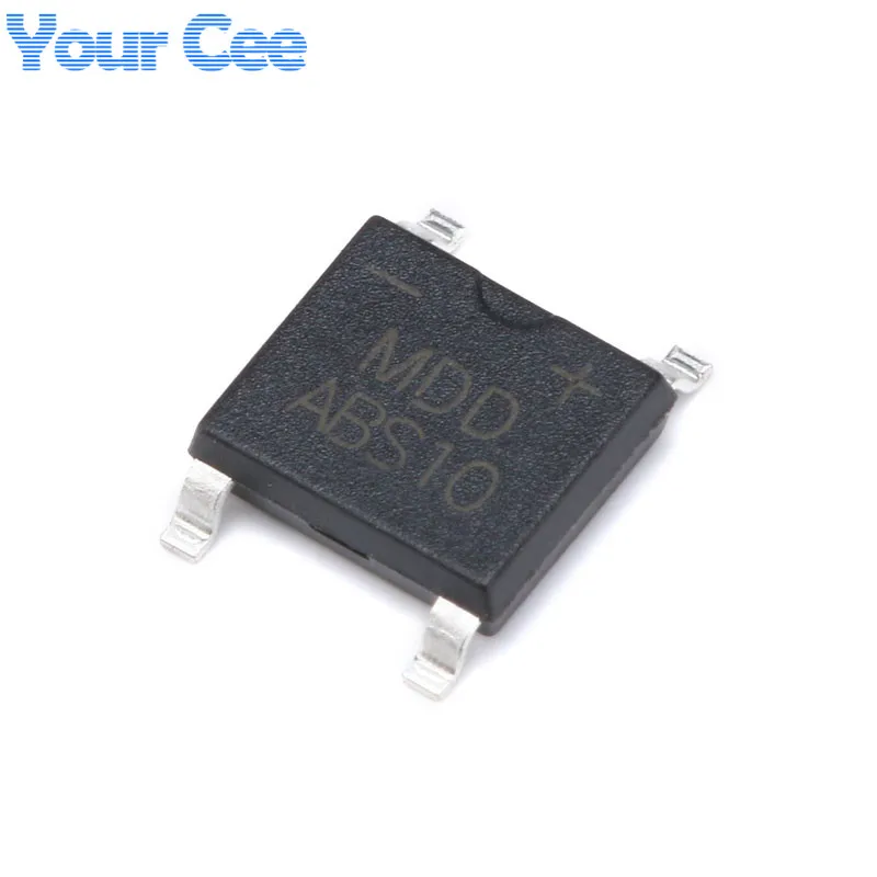 100 шт. оригинальный SMD ABS10 0 8/1A 1000 в мостовой выпрямитель однофазный стеклянный
