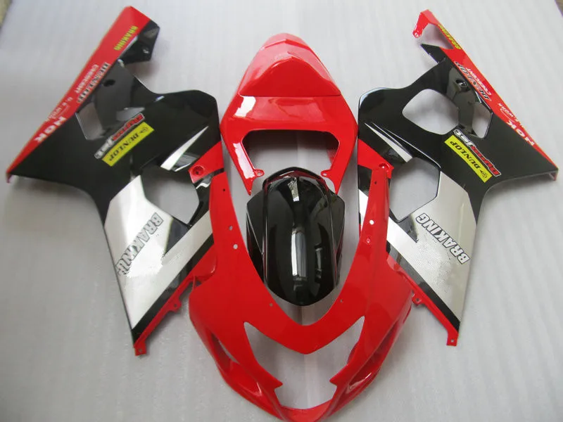 Комплект обтекателей для мотоцикла GSXR600 750 K4 04 05 GSXR 600 GSXR750 2004 2005 ABS красный