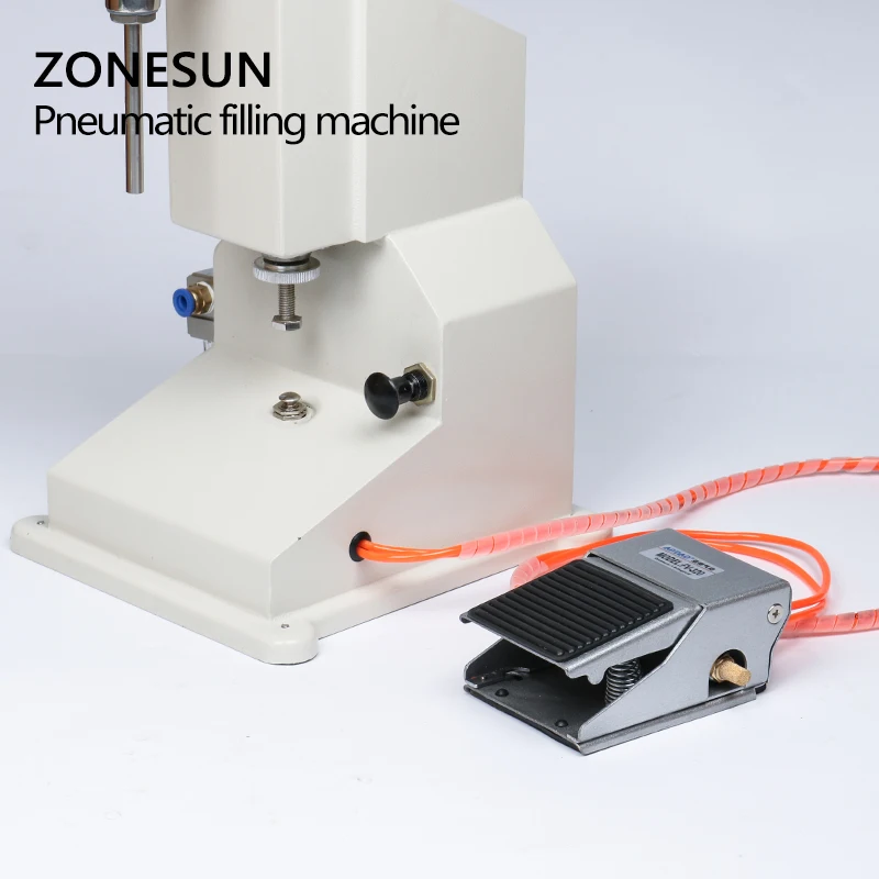 ZONESUN педаль крем шампунь жидкость arekipe поршень разливочная машина Вертикальная