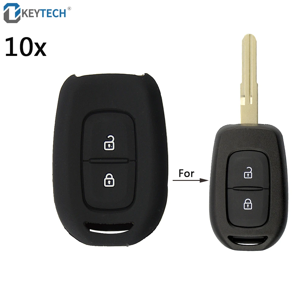 OkeyTech 2 кнопки силиконовая задняя крышка для Renault kwid символ движения Dacia Sandero Logan Duster