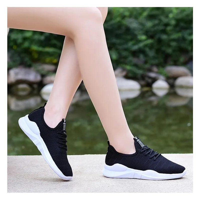 Для ходьбы zapatillas mujer Женская повседневная обувь на каждый день Кроссовки с верхом