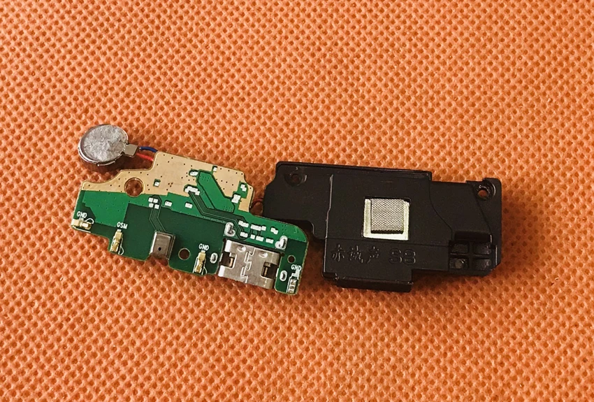 Б/у оригинальная зарядная плата с usb разъемом + Громкий динамик для VKworld S8 MTK6750T Octa