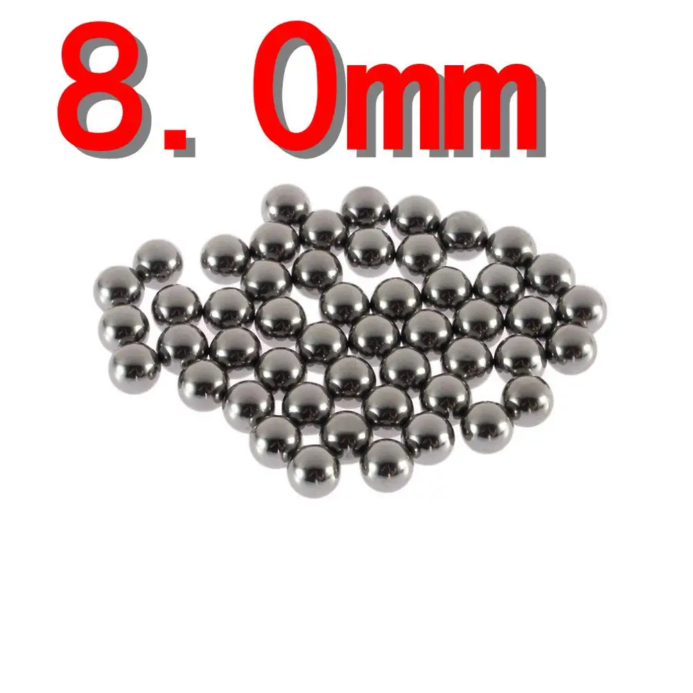 8mm 50 шт. прочный руль для велосипеда, углеродный Сталь мяч Запчасти для авто 4/5/6/8/9 мм велосипед Сталь шариковый подшипник Лидер продаж - Цвет: 8mm