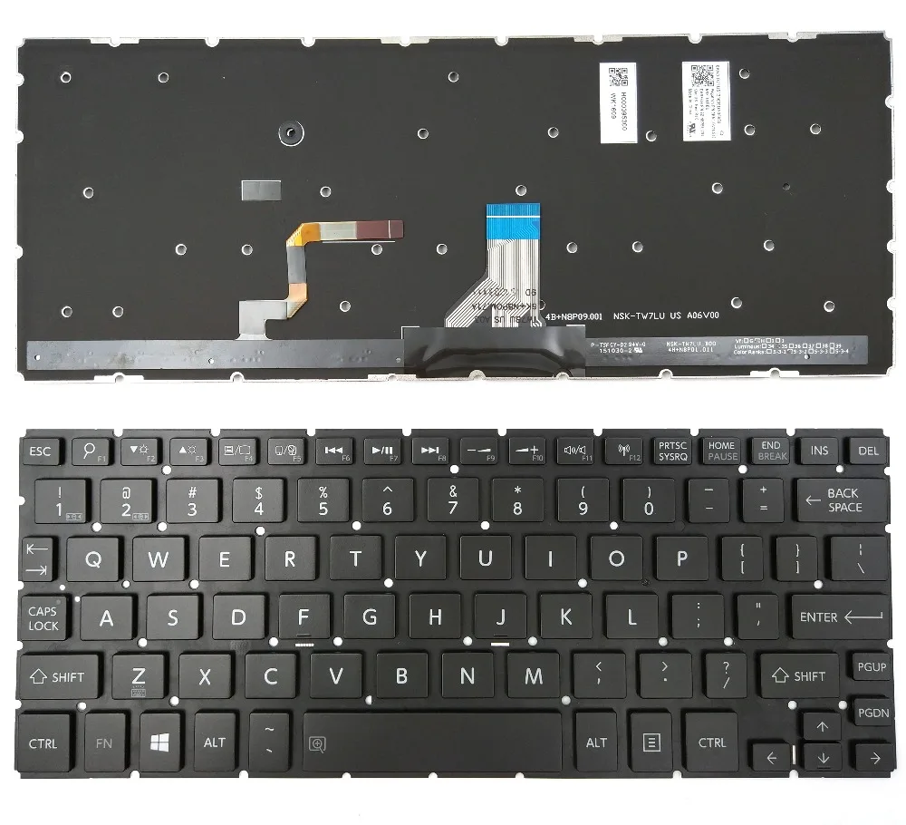 Новая клавиатура для ноутбука toshiba Satellite P25W-C2300 P25W-C2300-4K P25W-C2302 P25W-C2304-4K US с
