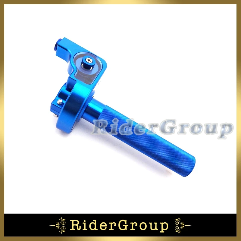 Мотоцикл поворотная ручка синяя дроссельная заслонка для CR 80 CR85 CR125 CR250 CR500 YZ100 YZ125