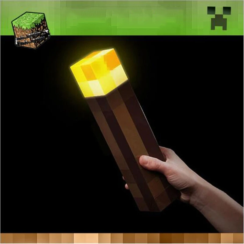 Игра Minecraft светящиеся игрушечные лошадки ночника краснозонная руда квадрат